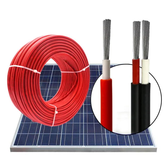 6mm² DC Solar Cable (Red & Black)